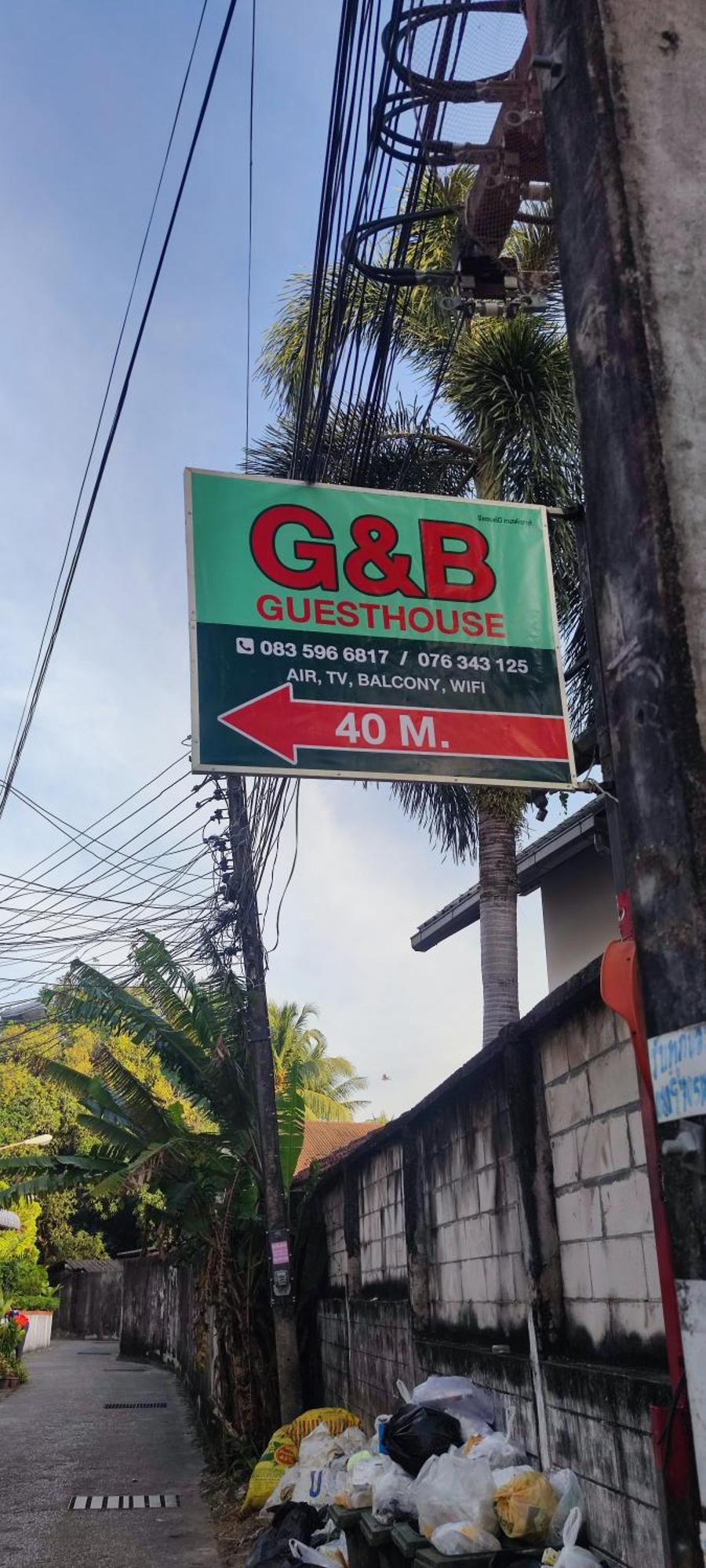 G&B Guesthouse Patong Exteriör bild